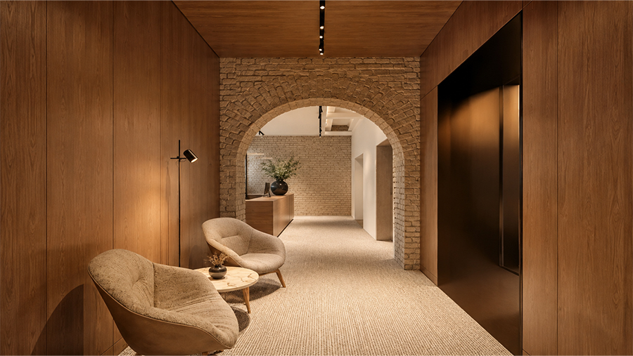 modern hallway